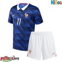 Camiseta Francia Michael Olise #11 Primera Equipación para niños Mundial 2026 manga corta (+ pantalones cortos)